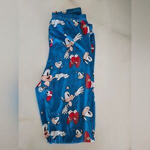 Blue Character Print Leggings